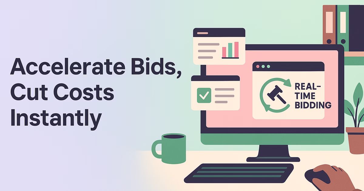 Real-Time Bidding Engine: Drive Supplier Competition Instantly