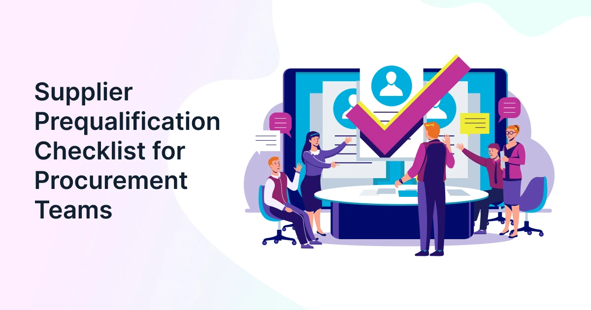 Supplier Prequalification Checklist for Procurement Teams